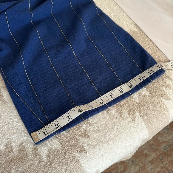 Billabong Paint The Town Wide-leg Button-Down Cropped Jumpsuit in Blue Stripe, M - Picture 14 of 14